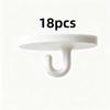 9/18Pcs Ceiling Hanging Mini Hook Self Adhesive No Drilling, Traceless Storage Hooks, Multi-Purpose For Bedroom Dormitor