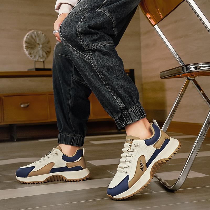 Fashion CYYTL Mens Sneakers Casual Shoes Outdoor Tennis Hiking Walking Sports Running Platform Leather Fashion Luxury Designer Students