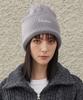 Bajal Chain Logo Balloon Beanie Grey