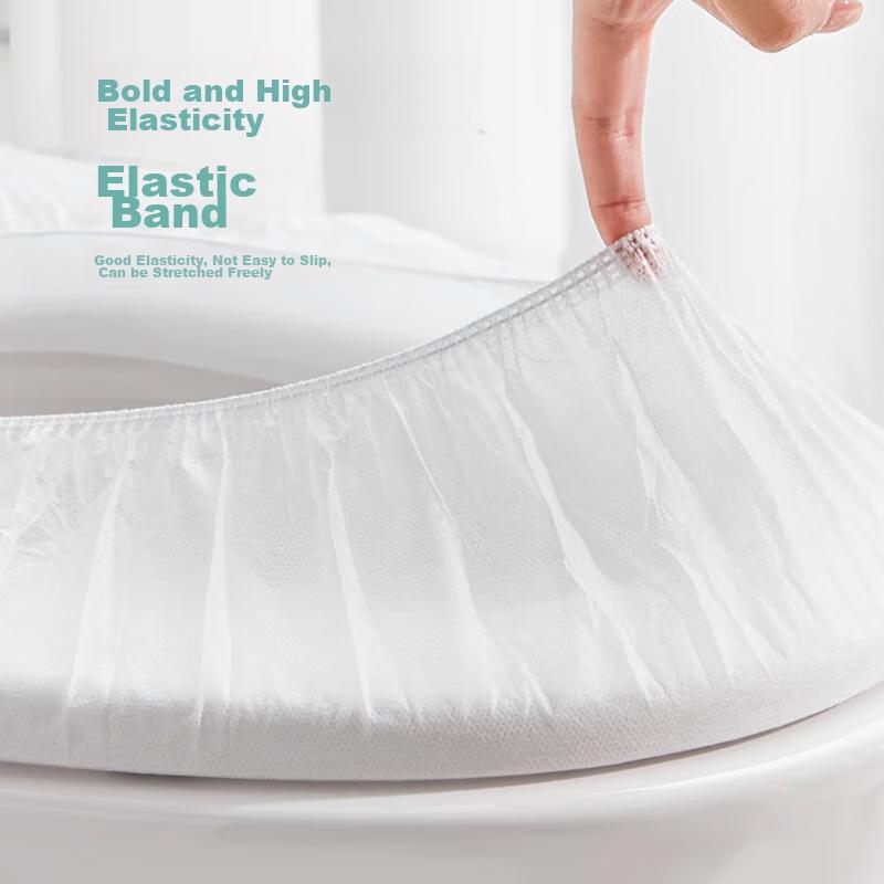 Banzheni Disposable Toilet Seat Cover Paper, Travel Hotel Full Coverage, Extra Thick, for Postpartum Women, Waterproof, Individually Wrapped