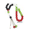 2/4pcs Flag Colors Bracelet Acrylic Prayer Rosary Bracelet Religious Gift