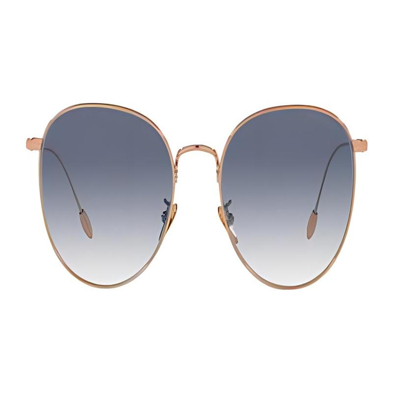 Armani GIORGIO George thin temples plastic metal irregular sunglasses women s gold