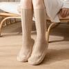 Warm Floor Plush Socks Sleeping Winter Stocking Knitted Knee High Socks  Unisex