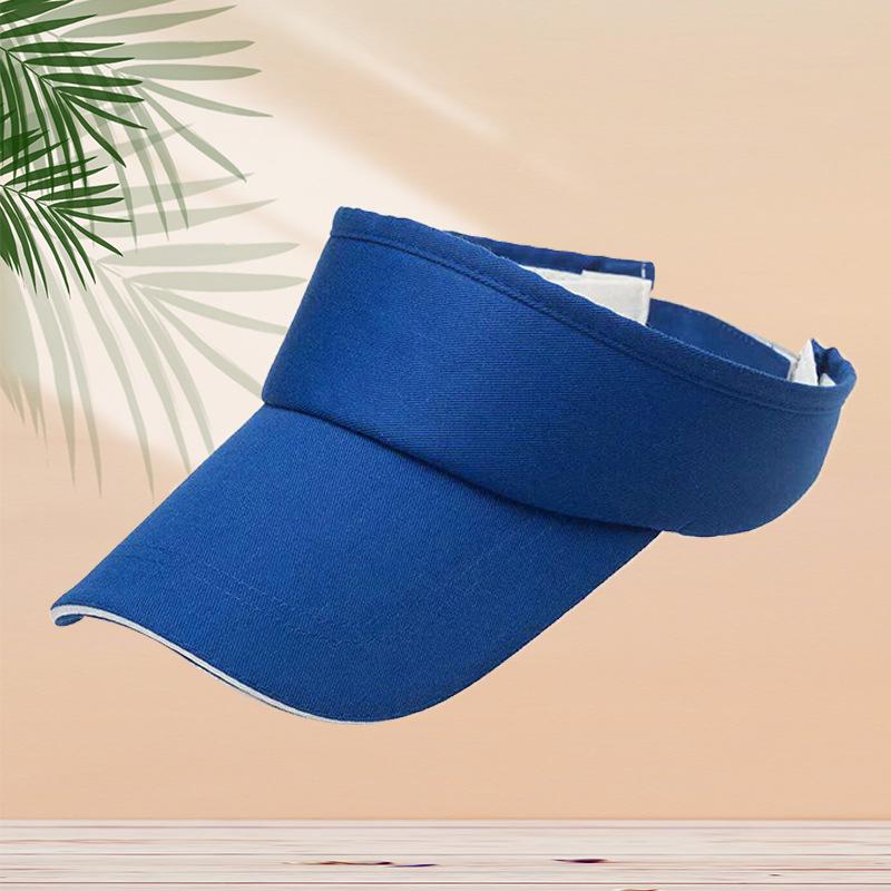 Outdoor sun hat empty top hat sun hat embroidered spring and summer sun protection hat