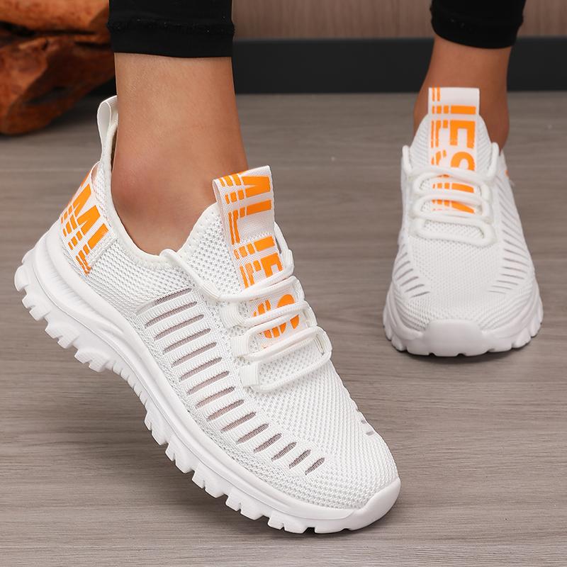 Women'S Running Shoes Flexible  Trendy Grid Design Comfortable Breathable Non Slip Sole Running Exercise Balance Training Shoes