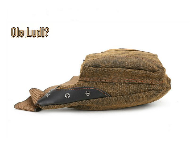 Retro Canvas Crossbody Crescent Bag - Large Capacity Men's Chest Bag