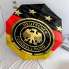 1 PC Automatic Folding Umbrella - Germany National Football Team Pattern Portable Foldable Design With 8 Ribs Christmas Birthday Gifts