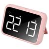 Digital LCD Kitchen Timer with On/off Switch, Mute and Loud Alarm, 24-hour Clock, Children, Teachers, Kitchen