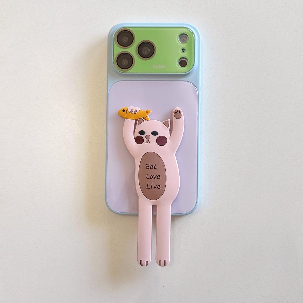 Simple Cute Cats Dog Foldable Stand Phone Case For iPhone 17 16 15 14 13 Pro Max Soft Pro Animal Bracket Drop Protection Cover