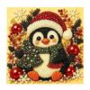 With Frame DIY Pearl Bead Art Set Handmade Christmas Decor Santa Crystal Painting Set  Christmas