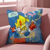 S-Superzings Cartoon Cushion Cover Multi-Scene Pillow Cover for Home & Car - Reversible, Soft & Durable for Daily Use