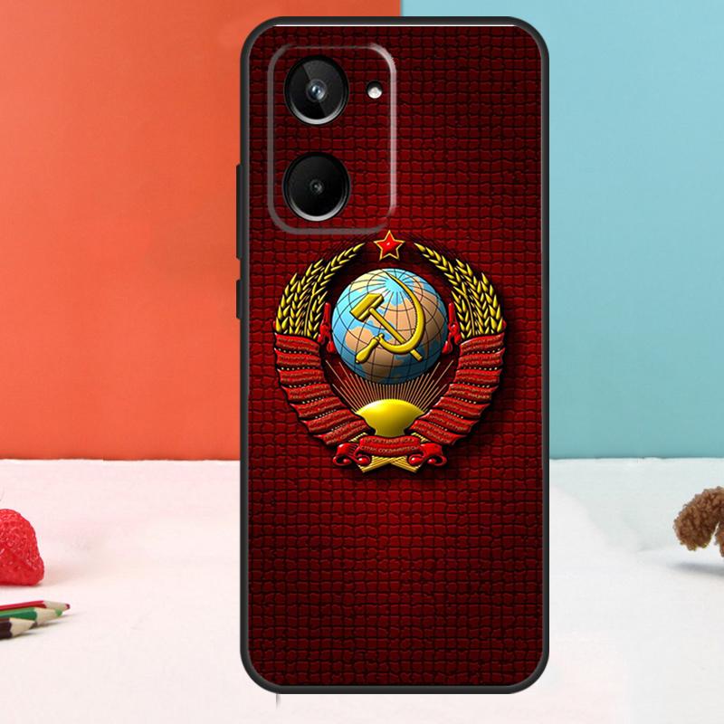 

Vintage USSR CCCP For Realme GT Neo 5 GT3 GT5 9 10 11 12 Pro Plus C25s C21Y C30 C31 C33 C35 C51 C53 C55 Case Realme 9 Pro