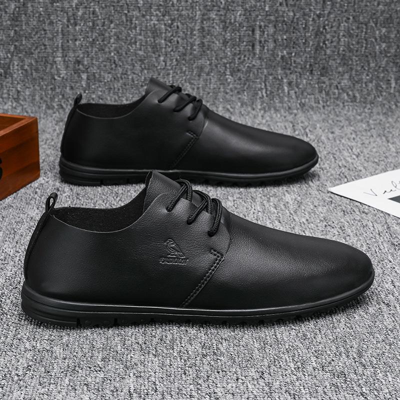 Модные мужские туфли на шнуровке — фото 9