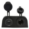 Dual Port Car Charger DC 10‑30V Cigarette Lighter USB Type C Power Outlet Socket for Trucks RVs Boat
