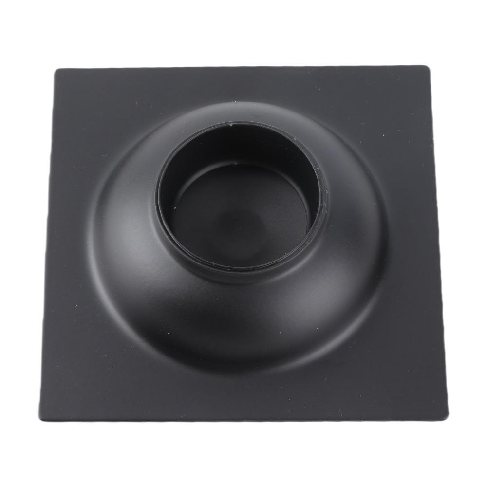 Odor Proof Shower Drain Black Sewer Drain Easy Installation Ground Drainer Outdoor