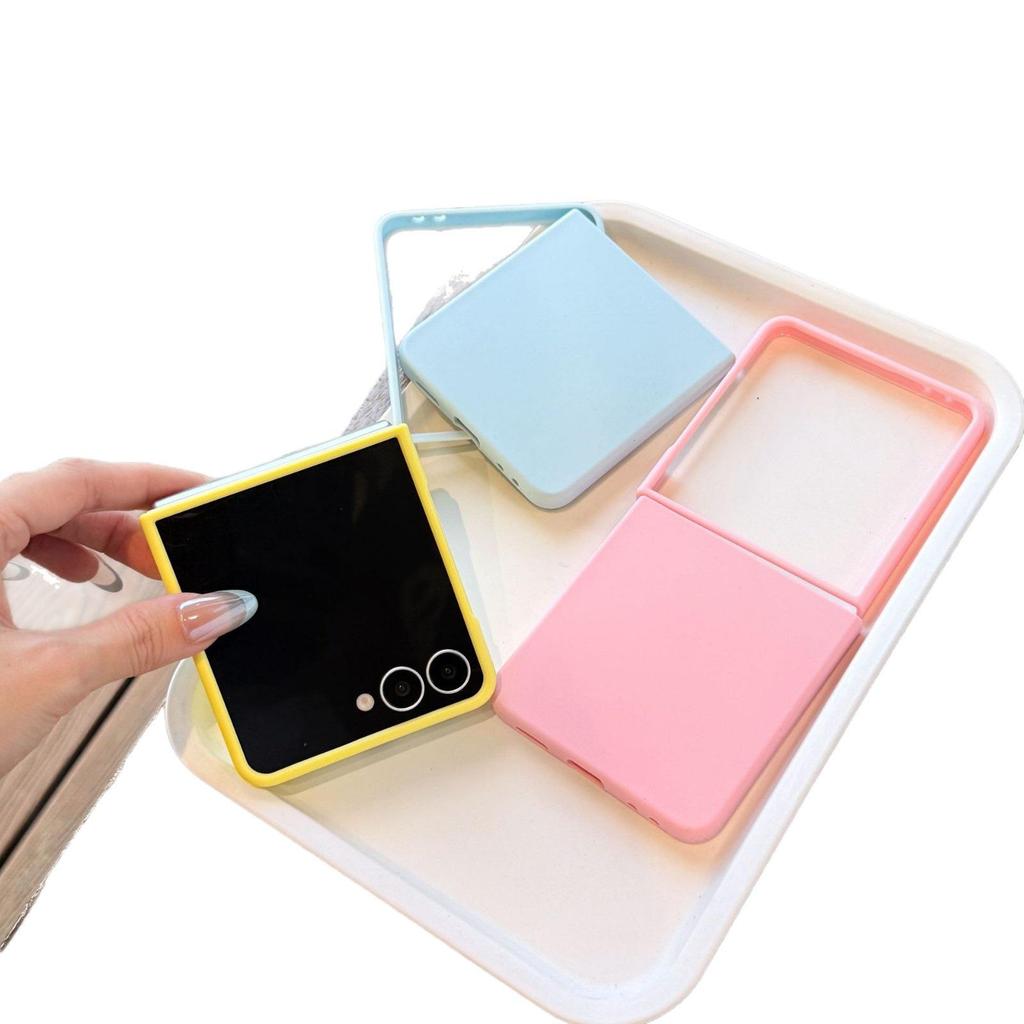 Samsung Z Flip7 Soft Silicone Case: Fits Flip6/5, Ultra-Thin, Solid Color, Skin-Feel Protective Cover