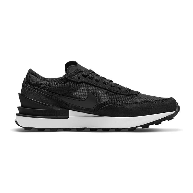 Nike Waffle One Black White Orange Black GS DC0481-001