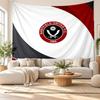 Sheffield United Football Wall Tapestry, Soft Fabric Wall Hanging, Decorative Backdrop For Bedroom Home Wall Art
