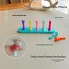Vibrant Magnetic Nail Display Stand for Practice and Showcasing Nail Art Tips