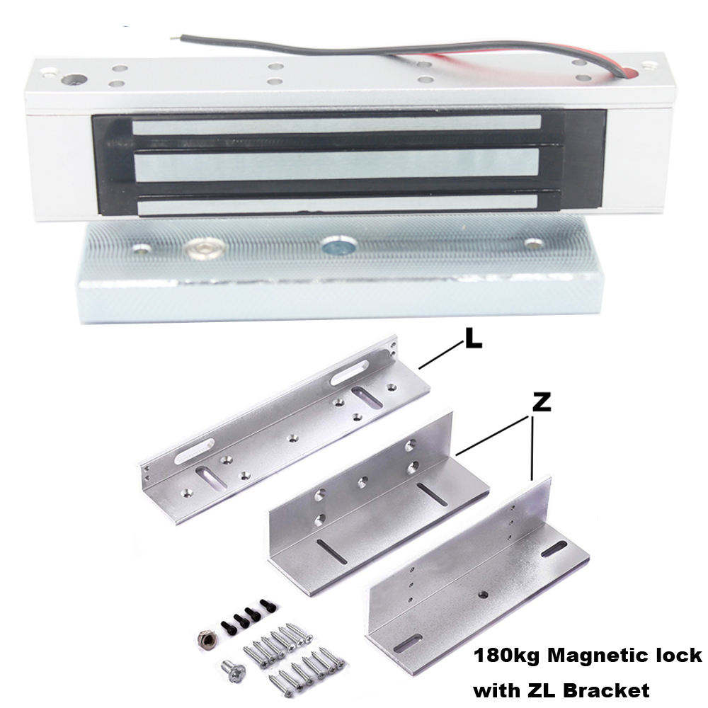 180KG Dual Voltage 12V 24V Fail Safe Magnetic Lock Access Control System Electromagnetic Lock