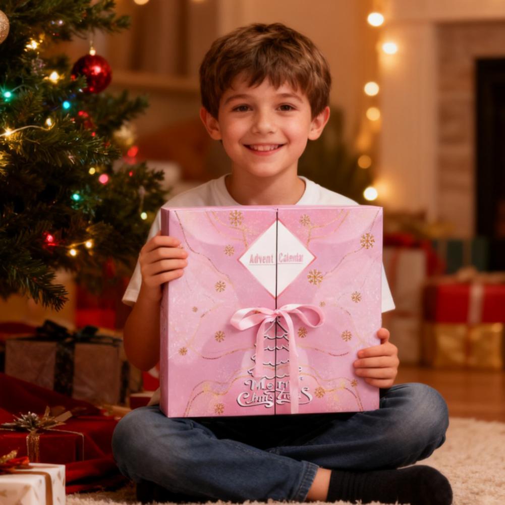 Calendario de Adviento Cajas de Regalo de Navidad DIY 2025 Calendario de Adviento de Navidad Cajas de Regalo Cajas de Cuenta Regresiva Rellenables DIY para Navidad