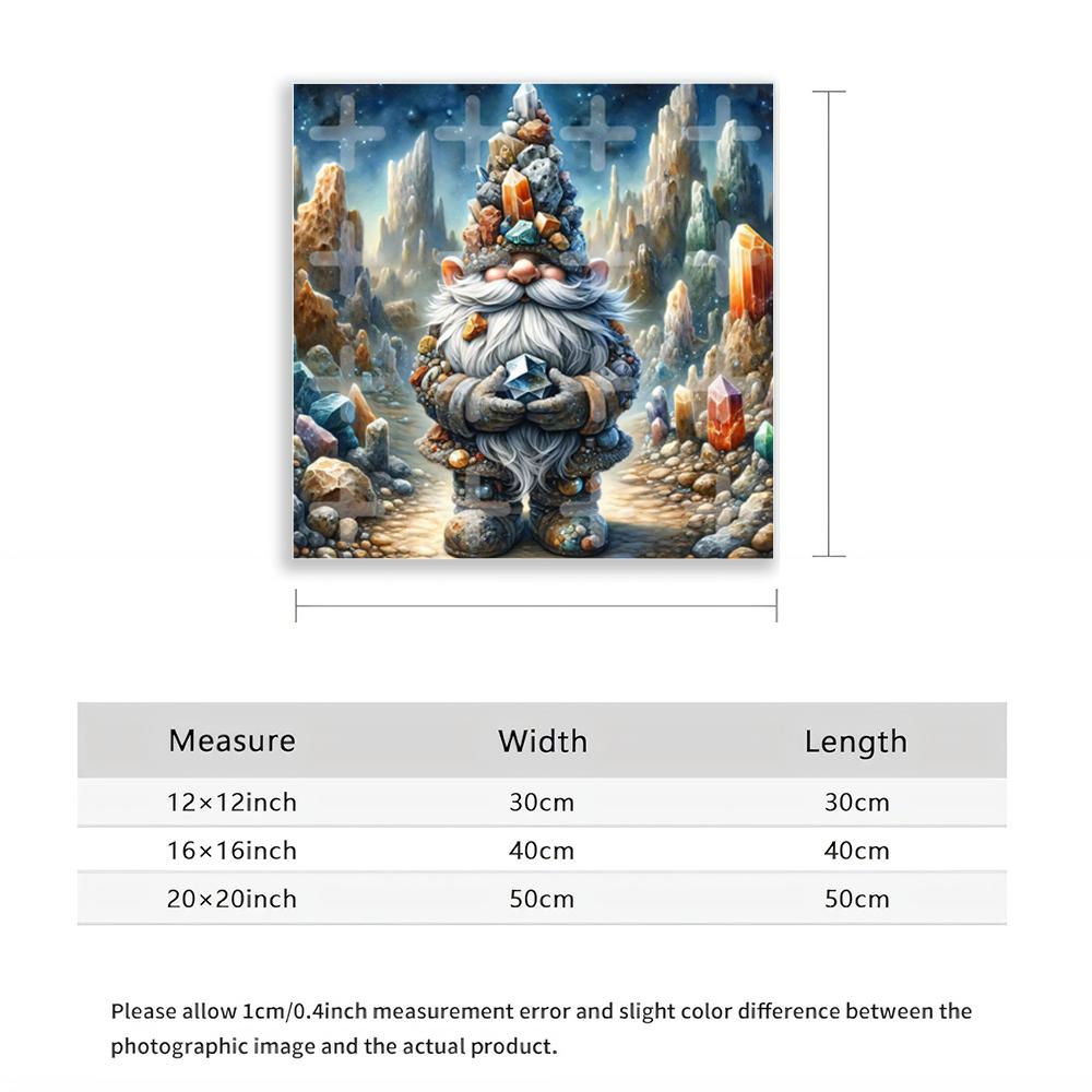 5D Diamond Painting Crystal Gnome DIY Craft Diamond Art Kit for Home Wall Decor Gift