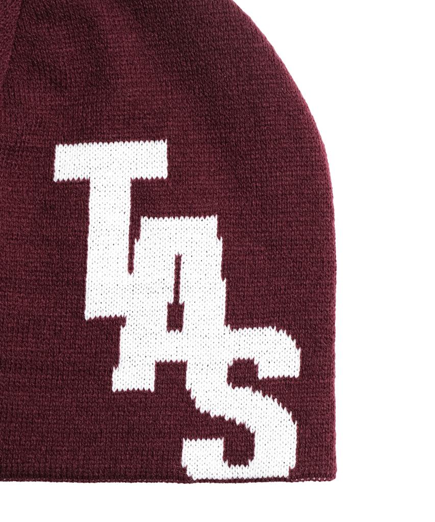Diadeosaengchyueoli Entry Flat Logo Beanie (Wine)