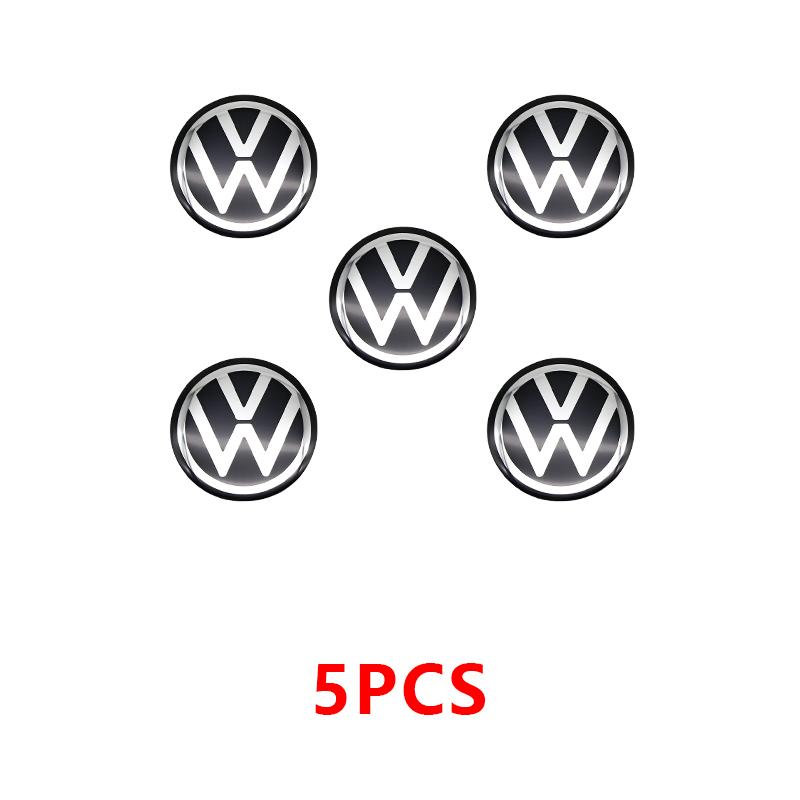 2026 Hot 5/10Pcs Metal Car Remote Key Stickers Volkswagen Specific Badge Paster For VW GTI Golf Polo Tiguan Passat Touareg Magotan Jetta