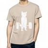 Heavy Weights Daily Wear Basic T Shirt Cool Cotton Unisexs Tshirt Unisexs T Shirt Vintage Classic Tshirt Cat Lifting