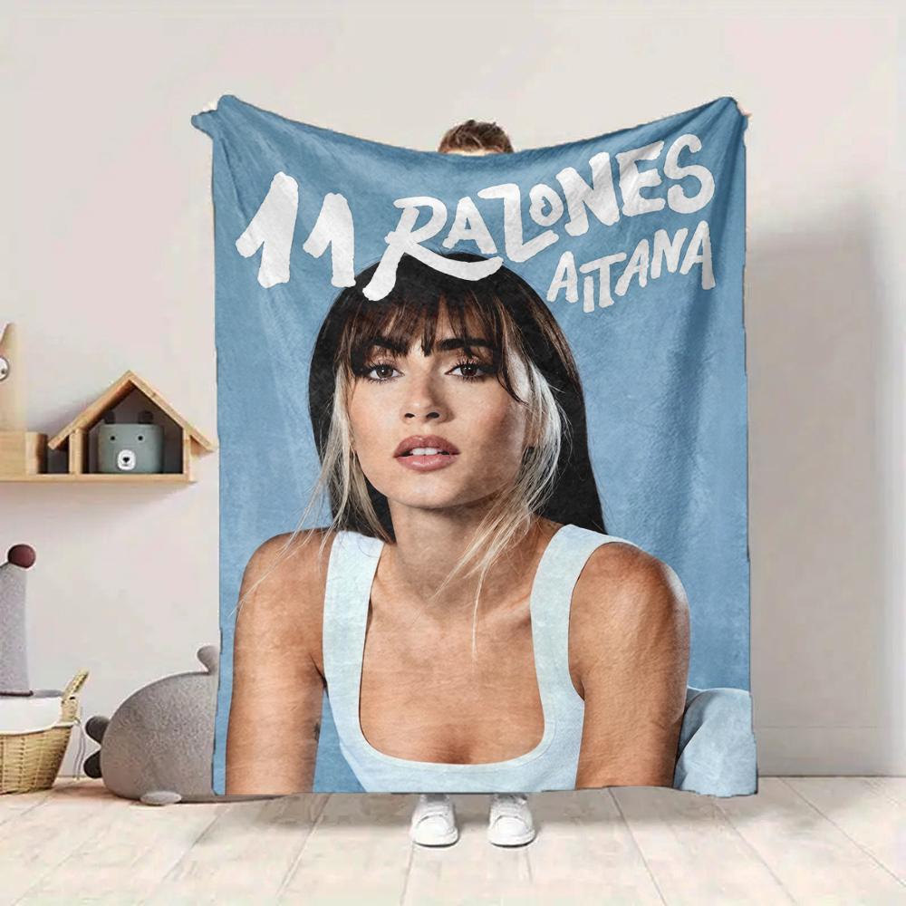 1Pc 11 Reasons Attana Blanket Soft And Comfortable Casual Warm Camping Travel Christmas Halloween Xmas Gift M928749