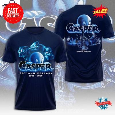 Casper The Friendly Ghost 30th Anniversary 1995-2026 3D Shirt