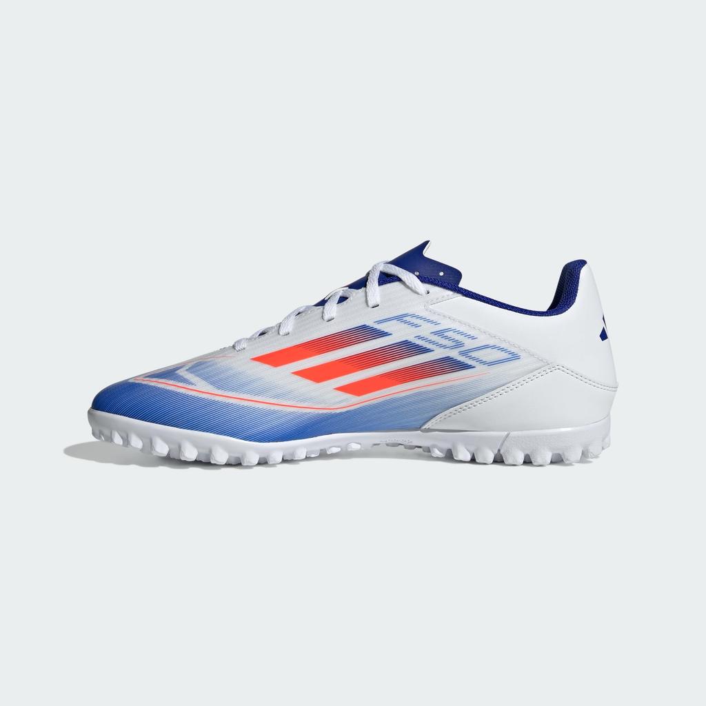 Adidas Futsal Shoes F50 Club TF Unisex Adult NIR11 Footwear Blue Size cm White/Solar Red/Lucid (IF1348) 26.0