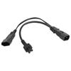 C14 to C5 EU4.0 Y Splitter Power Plug Cord Single IEC 320 C14 Male to C5 EU4.0 Female Splitter