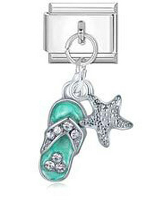 Italian Style DIY Bracelet Bangle with Pendant and Module Splicing Accessories