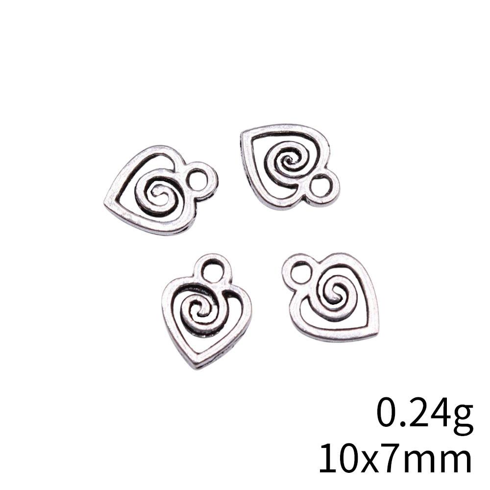 Back To School Charm Bracelet Hollow Peach Heart Charms Pendant Ornaments For Home Male Pendant