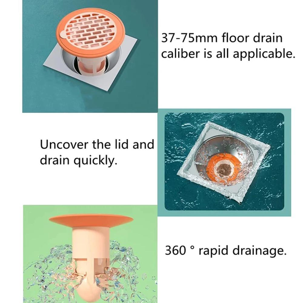 Bathroom Shower Floor Strainer Floor Drain Core Drain Backflow Preventer Hair Catcher Hair Filter Sink Kitchen Deodorant Drain