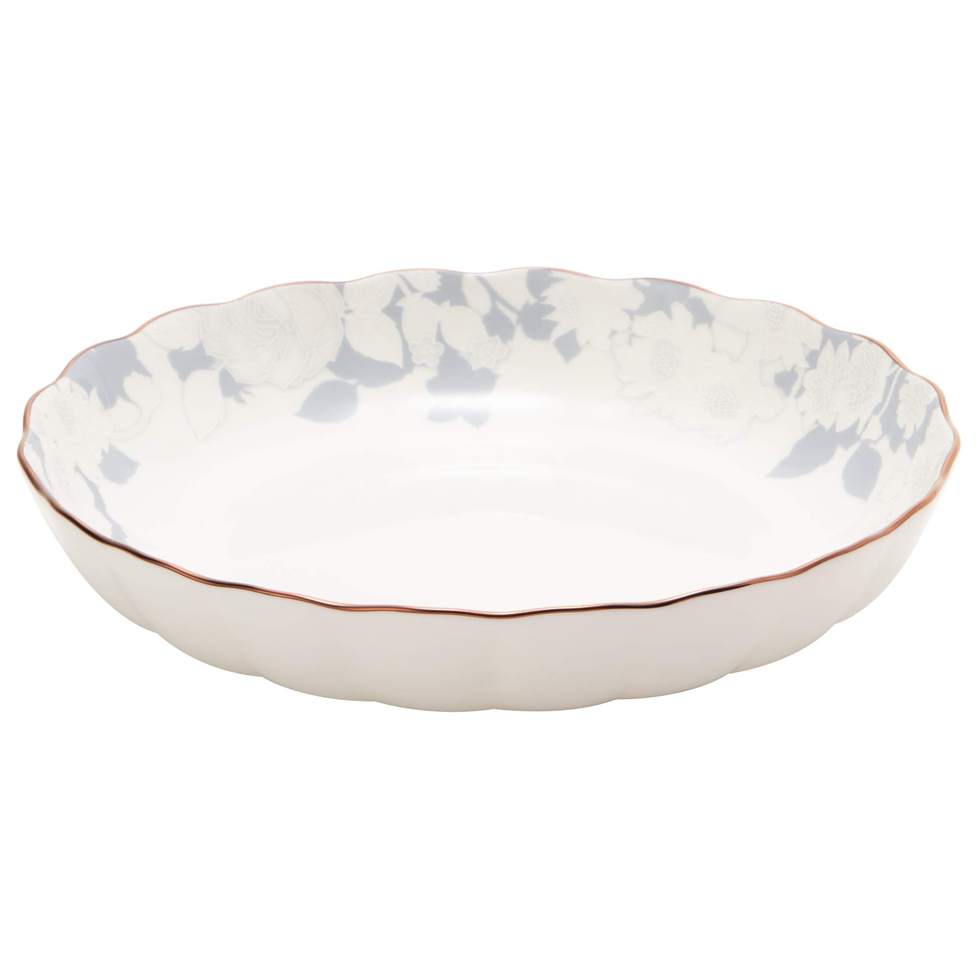 

NARUMI Rose Blanche Plate, 25cm, Blue, Floral Print, Stylish, Cute, Elegant, Gift Boxed, 52187-23244