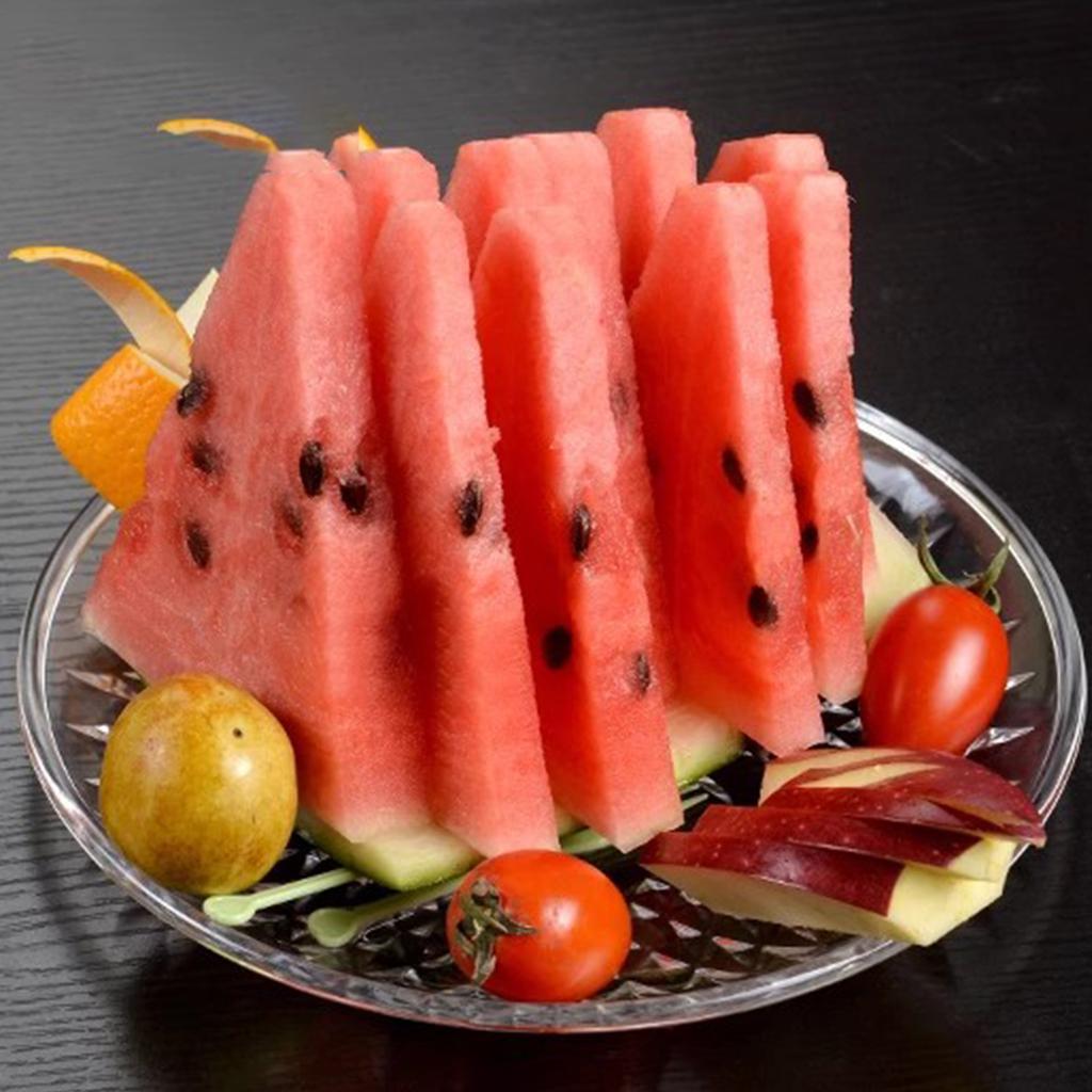 15/20/25cm Acrylic Fruit Plates Salad Dessert Plate Cupcake Display Stand Cookie Platter Household Candy Nut Serving Plate