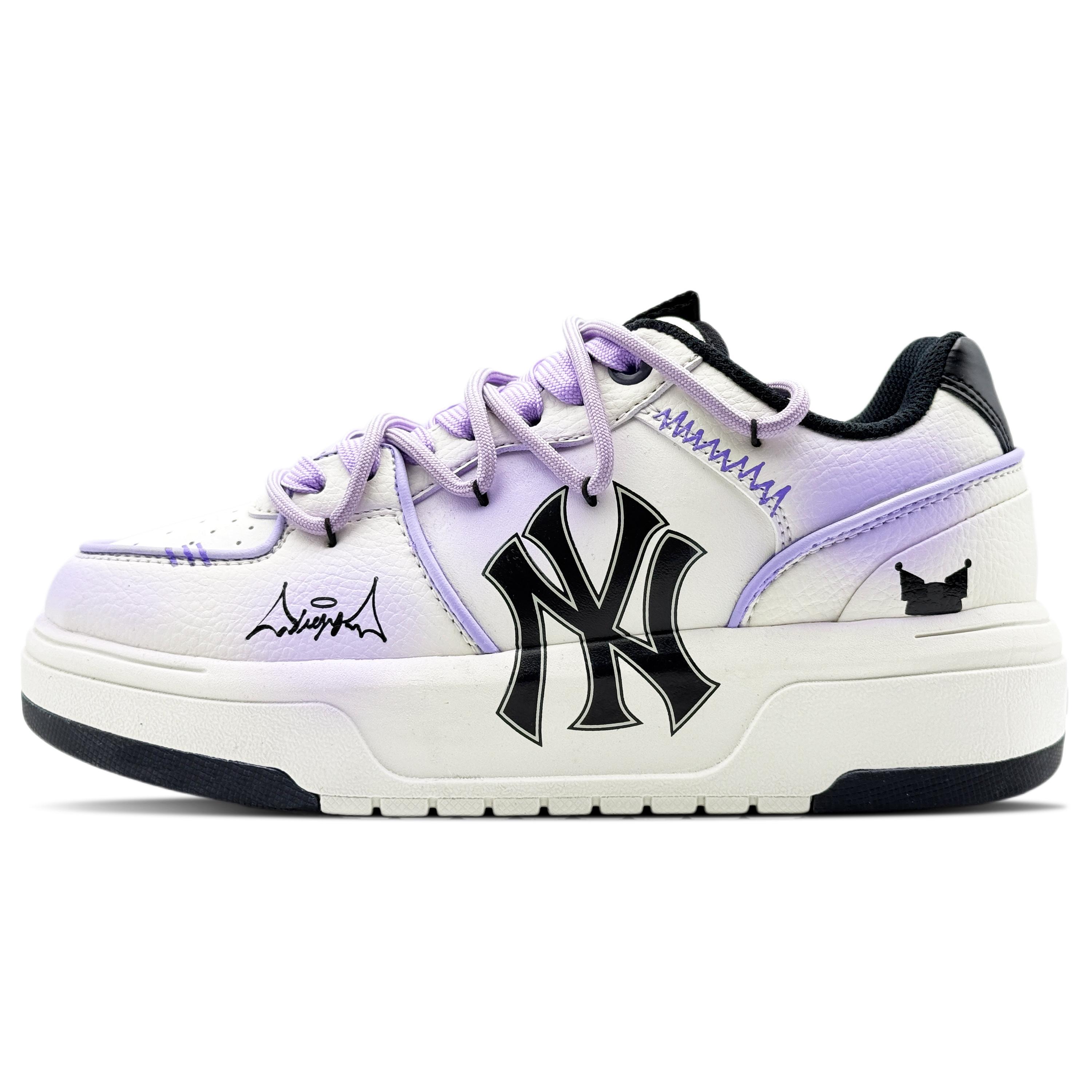 

MLB Chunky Liner Love & Co. Jam Waterproof Height Increasing Low top Skateboard Shoes Unisex Light Purple 3ASXCA12N-50WHS(Team625-) 39