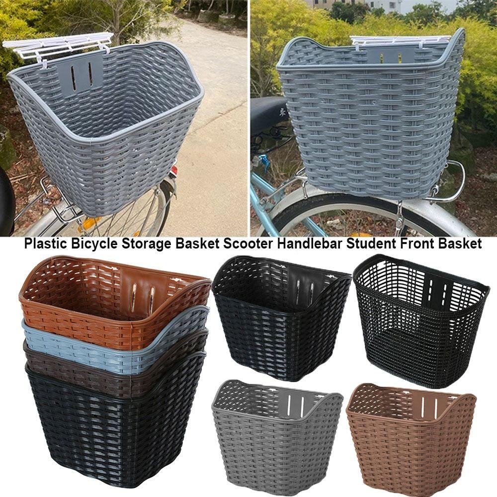 Multicolors Children Bike Basket Hollow Scooter Handlebar Basket Rear Cycling Accessories