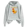 Women's Fashionable Casual Long Sleeve Hooded Printed Sweatshirt