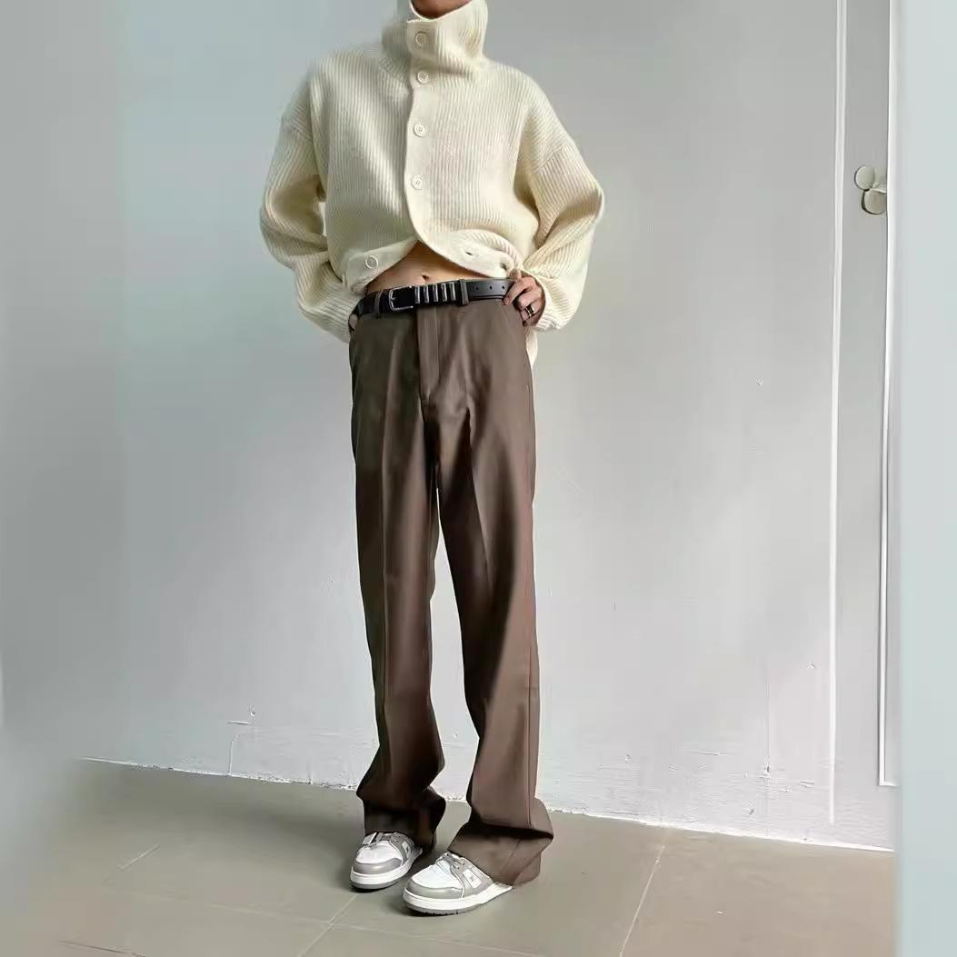 

Однобортный Свободный Вязаный Жакет Женский Кардиган One size бежевый