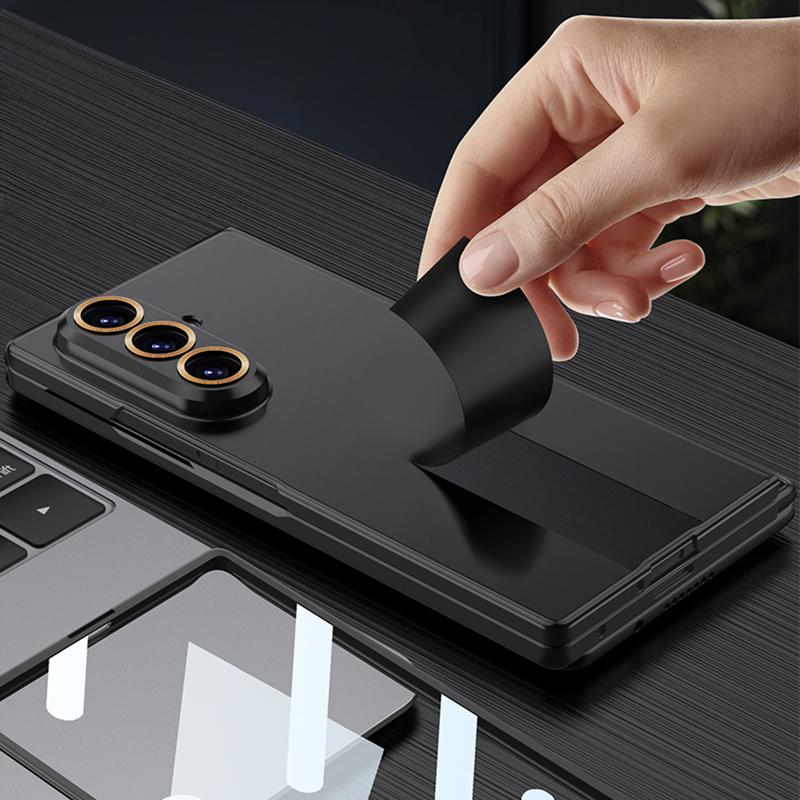 0.6mm Ultra Thin Slim Matte PC hard Phone Case for Samsung Galaxy Z Fold 7 Z Fold7 Built-in Screen Protector Shockproof Cover