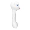 Female Mannequin Head Long Neck Female Head Model with Stable Base and Mounting Holes for Hat Wigs