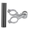Aluminium Alloy Cycling   Odometer Extension Mount Bike Computer Extra Holder (Black)