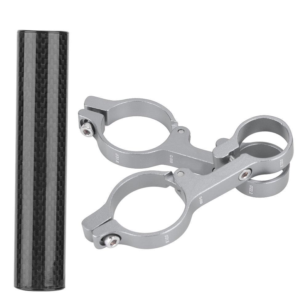 Aluminium Alloy Cycling   Odometer Extension Mount Bike Computer Extra Holder (Black)