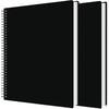 2Pcs Portfolio Binder with Plastic Sleeves, 60 Pockets Presentation Book Display 120 Pages File Folder for Artwork, Sheet Music, Document, Diamond