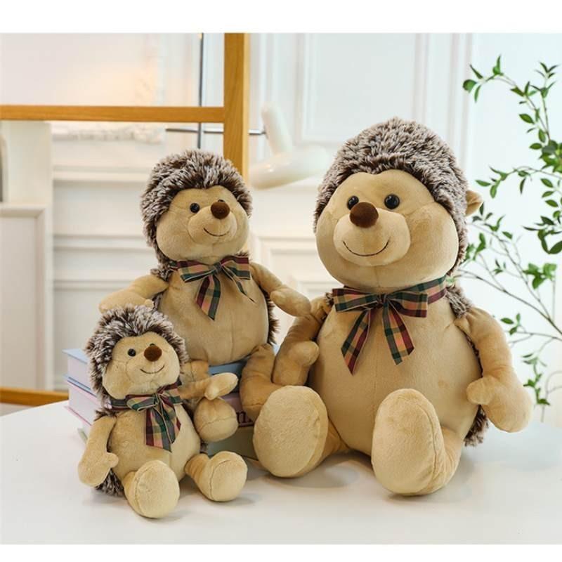 Cute Hedgehog Plush Toy Stuffed Animal For Girls Bedtime Cuddly Companion Warm Heart Gift