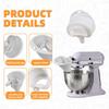 Stand Mixer Flour Funnel Foldable Dry Ingredient Transfer 30 Degree Angled Silicone Flour Funnel for Mixer Space Saving