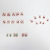 Christmas Style Nail Art Stickers: Wearable, Whitening, Removable Colored Lights Nails - 24 Pieces